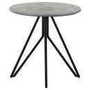  Coaster Furniture Hadi 736178-S3 3-piece Round SmartTop Coffee and End Table Set - Cement IMAGE 4