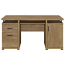  Coaster Furniture Tracy 800788 55-inch 2-drawer Office Computer Desk - Mango IMAGE 4