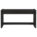  Coaster Furniture Leandro 800790 2-drawer Home Office Writing Desk - Burnished Black IMAGE 11