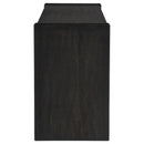  Coaster Furniture Leandro 800790 2-drawer Home Office Writing Desk - Burnished Black IMAGE 5