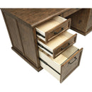  Coaster Furniture Altidore 800795 68-inch 7-drawer Executive Home Office Desk - Distressed Brown IMAGE 10