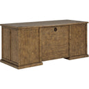  Coaster Furniture Altidore 800795 68-inch 7-drawer Executive Home Office Desk - Distressed Brown IMAGE 6