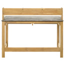  Coaster Furniture Besler 801075 47-inch SmartTop Writing Desk with Shelf - Cement/Natural IMAGE 5