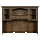 Coaster Furniture Hartshill 881283H 2-door Hutch with Shelves - Burnished Oak IMAGE 3