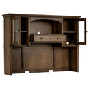  Coaster Furniture Hartshill 881283H 2-door Hutch with Shelves - Burnished Oak IMAGE 8