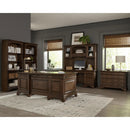  Coaster Furniture Hartshill 881283H 2-door Hutch with Shelves - Burnished Oak IMAGE 9