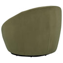  Coaster Furniture Myernick 903229 Velvet Upholstered Swivel Accent Chair - Olive IMAGE 11