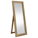  Coaster Furniture Cadence 961654 Tempered Glass Full Length Standing Mirror - Mango IMAGE 1