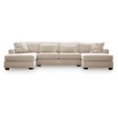  Benchcraft Mandi Point 62606S17 3 pc Double Chaise Sleeper Sectional IMAGE 1