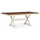  Signature Design by Ashley Brinfern PCD628-35 Rectangular Extendable Dining Table IMAGE 1