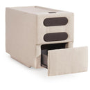  Signature Design by Ashley® Modmax 92103U11 4 pc Sectional and Ottoman - Oyster IMAGE 5