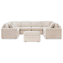  Signature Design by Ashley® Modmax 92103U18 6 pc Sectional and Ottoman - Oyster IMAGE 1
