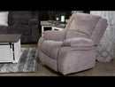 Signature Design by Ashley Draycoll Power Reclining Fabric Loveseat with Console 7650496 EXTERNAL_VIDEO 1